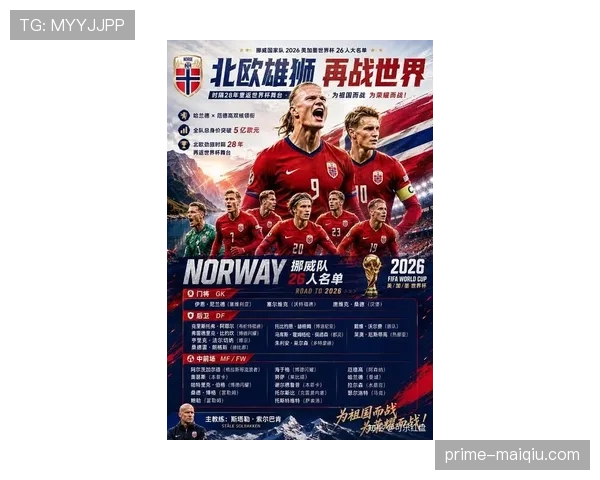 挪威队能否时隔24年重返世界杯？2026美加墨世界杯晋级前景分析
